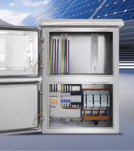 Stainless Steel AC Anti Island Distribution Box Solar Photovoltaic Power Equipment Cage Feature IP65 Waterproof Dustproof Hybrid