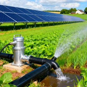Stainless Steel Solar Irrigation Water Pump 3SSC3-80-48-600 DC Solar Vertical Submersible Pump