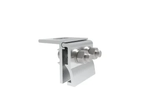 Stainless Steel Solar Roof Clamps Panel Mounting Accessories 55m/s Wind Load 1.4KN/m2 Snow Load