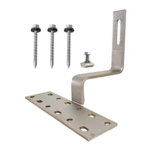 Stainless Steel Solar Roof Hook Solar Panel Mount Hook Tile Roof Solar Mounting Bracket Accessories For PV System Installation