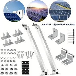 Steel Aluminum Alloy Hot-Dip Galvanized Anti-Corrosion Solar Panel Bracket Solar Rail Mounting System