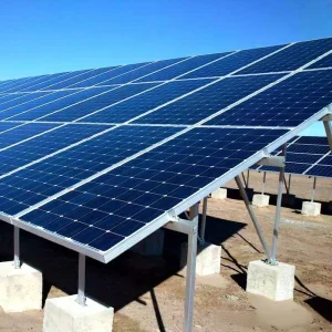 Steel Rail Solar Ground Mounting Brackets