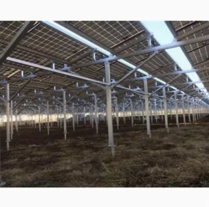 Steel Solar Farm Ground Mount Brackets Photovoltaic Mounting Racks