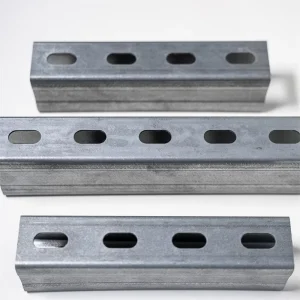 Steel U Channel Solar Panel Rails for Ground Mounted System Galvanized Steel PV Photovoltaic Bracket Fixed