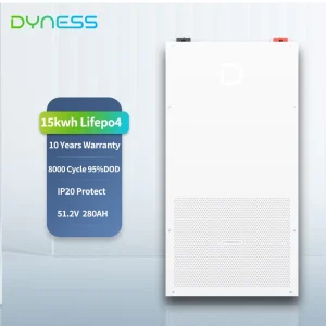 Stock Dyness Powerbrick 48V 51.2v 280ah Solar Lithium Battery 15kw Solar Power System Wall Mounted Lifepo4 Battery with Wheel