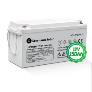 Storage Solar Battery 12V 150 Amps 200 Amps 250 Amps Gel Batteries for Home