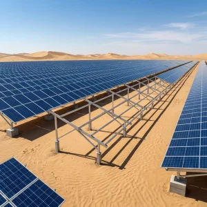 Strength Hot Dip Galvanized Steel Solar PV Ground Mounting Pole Structure System