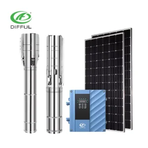 Submersible Water Pump Solar Powered AC/DC Water Pump Solar Well Pump Kit