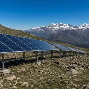 Suitable for Hills and Mountain Slopes Solar Panel Installation Bracket Ground Installation