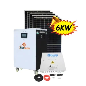 Sunchees Complete Kit 6000w Solar Energy System for Home Off Grid Full Set