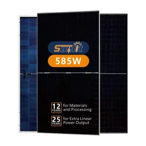 Sunlit New Product 550 560 580 585 Watts Solar Panels Bifacial Solar Roof Photovoltaic Panels