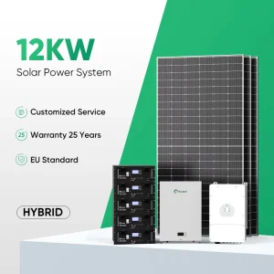 Sunpal Solar Energy Off grid Inverter Systems 5kW 7kW 10kW Solar Power System Home with Lithium Batteries