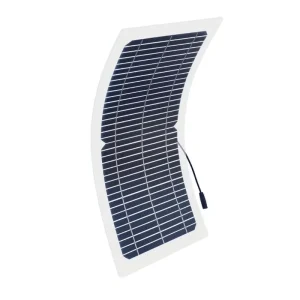 Sunpower Flexible Lightweight 10W 18V PET Laminated Solar Panel 440x190mm High Efficiency
