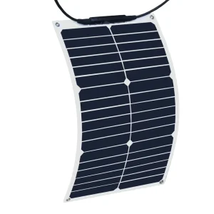 Sunpower Solar Cell ETFE Semi Flexible Solar Panel for RV Marine Boat Car Power Supply