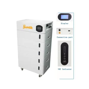 Suntik Intelligent BMS LiFePO4 51.2V 0 30kWh Stackable Split Ten Year Warranty 8000 Cycle Off Grid Hybrid Grid IP65 CAN 200Ah