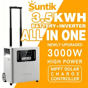 Suntik Ten Year Warranty LiFePO4 51.2V Supports Customized Smart BMS Hybrid Off Grid 8000 Cycle Safety Environmental Home