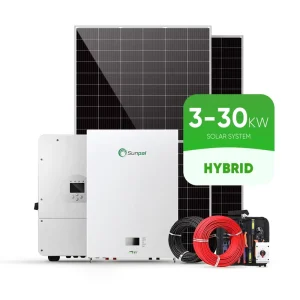 Systeem Complete Kit 6 10 15 20 30 Kw 10Kw 10000W Hybrid Home Solar Energy Storage System With Lithium Battery