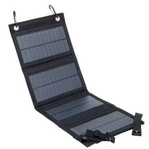 SzF080 Portable 30W Foldable Solar Panel 21% Efficiency Outdoor Mobile Phone Charging Black/Camouflage Color 156.75mm Cell
