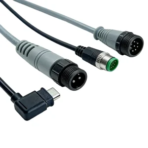 T Coding Braided Shielding Cable Connector Waterproof for Urban Infrastructure