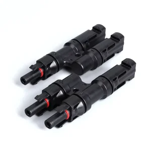 T PV三连接器太阳能二对一电缆连接器IP67