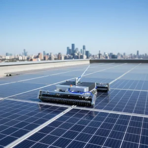T1 Fully Automatic Solar Panel Cleaning Robot with Remote Control