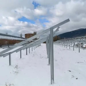 TP-G Solar Panel Ground Mounting Structure Solar Racks System Galvanized Steel Aluminum Alloy