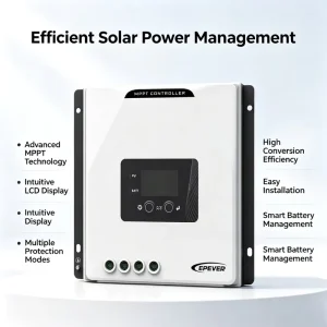 TRC 60V Max PV MPPT Solar Charge Controller 30A 50A 12V RS485 CAN for Mini Camper Travel Trailer Small RV Solar Power