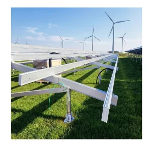 TUV CE Certified Hot Dip Galvanized Single Pile Solar Ground Mounting System