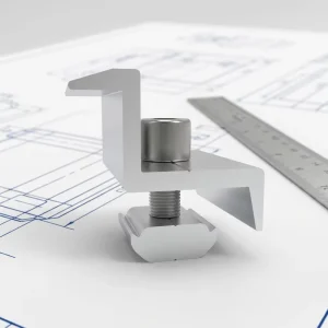 TUV CE Certified Solar Panel Mounting Mid Clamp End Clamp Fixture