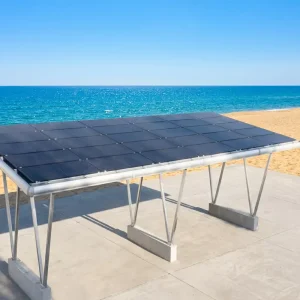 TUV Certified Fast Assembly Zn-Al-Mg Carbon Steel Solar PV Carport Bracket