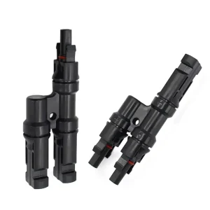 TUV Certified MC4 T Type Connector 1in2out Solar PV Splitter 1000V 30A Male Female Plug Solar Energy System Accessory