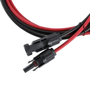 TUV Insulated 5m Cable 1000V 1500V 30A PV Connector XLPE Insulation Single Head IP67 DC Power Various Sizes 14AWG Solar Wire