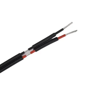 TUV PV1 F 2×6.0mm2 Solar Panel Cable XLPO PV Electric Wire TUV CE Approval Power Red Black DC 1500V
