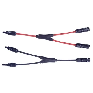 TUV approved DC solar connector cable assembly for pv solar power system