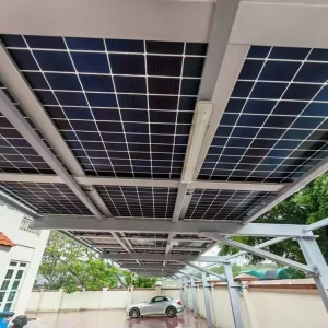 Thin Film BIPV Solar Roof Tile Panels Aluminum and Stainless Steel Construction