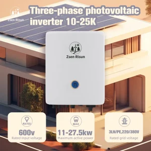 Three Phase Hybrid Solar Inverter 25kW 10kW MPPT on Grid Off Grid Battery Storage Commercial Industrial ESS