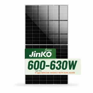 Tiger NEO N Type PERC BIPV Half Cell Bifacial Double-Glass 600W-630W 30-Year Warranty CE TUV for 23.14% Solar Panels