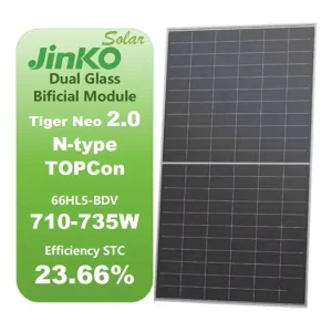 Tiger Neo 2.0 Commercial Home N Type TOPCon Bifacial Dual Glass Monocrystalline 710W 720W 725W 730W 735W Solar Panel