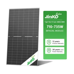 Tiger Neo N Type 66HL5-BDV 695W 700W 710W 715W 720W Bifacial Dual Glass Solar Photovoltaic Panel