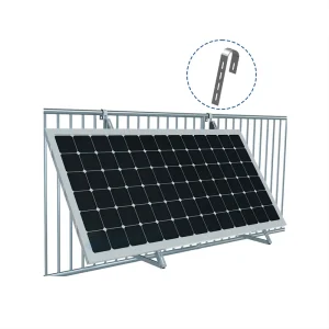 Tilt-Adjustable Extension Balcony Solar Bracket Micro-Inverter System Kit, AL-6005, for Apartments