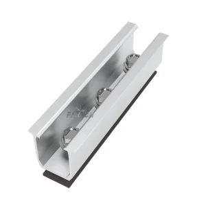 Tin Rooftop Solar U Aluminum Rail Mounting System