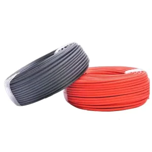 Tinned Copper Solar Cable Waterproof Designed Specifically for Outdoor Use Rooftop Solar Power Connection Cable