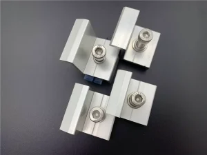 Tool Free Quick Install Hot Dip Galvanized Zn Al Mg Solar Mid End Clamp Fixture