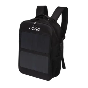 Top Quality 14W Solar Panel Power Backpack USB Charging Anti Theft Waterproof Business Laptop Bag Solar Hiking Backpack