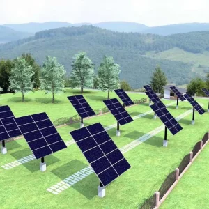 Tracker Solar Mounting System House Solar Tracking System for Home and Residential Projects