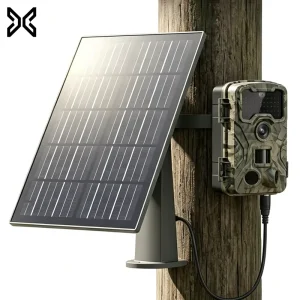 Trail Hunting Camera Solar Panel, 6V/12V 8W, 12000mAh Lithium Battery, OEM
