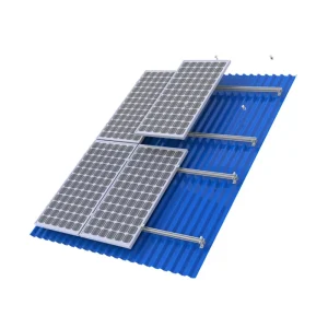 Trapezoidal Colored Tile Tin Solar Mounting System Power Brackets for Roof Panel Roof Mounting