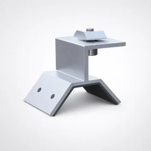 Trapezoidal Metal Roof Clamp Anodized for Tile Roof Solar Power System SUS304 Stainless Steel Adjustable Roof Hook