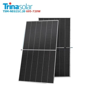 Trina 660W 670W 690W 695W 700W 710W 715W 720W Solar Panels with a Lowest Price for Home Solar Energy System