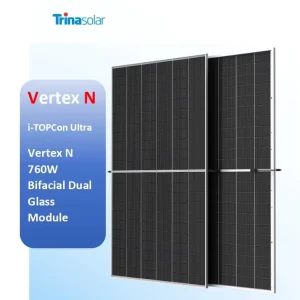 Trina Vertex N I-Topcon Ultra Bifacial Dual Glass Home Use Commercial Monocrystalline De 760W Solar Panels